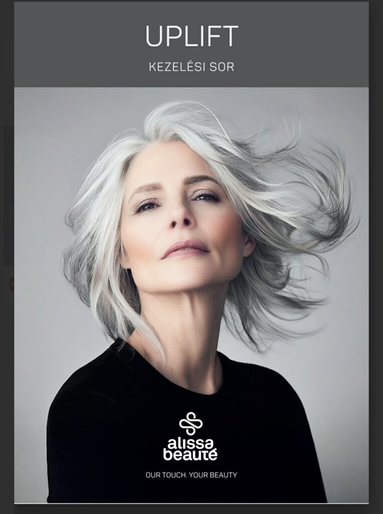 Uplift alissa beauté kezelés, arcfeszesítés a kecsleméti Dermaland kozmetikában, profi kozmetikus, öregedő, megereszkedett ráncos bőrre